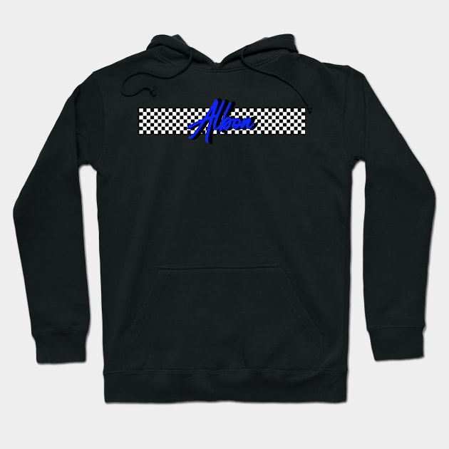 Race Flag Design 2 - Alex Albon Hoodie by GreazyL